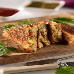 Ri – Aloo Matar Grilled Sandwich